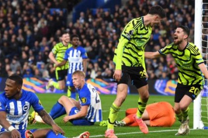 500彩票查询-【英超】哈弗茨传射，阿森纳3比0客胜布莱顿重回榜首